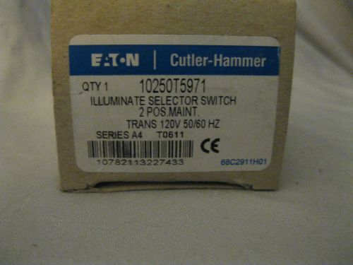 EATON Cutler Hammer 10250T5971 ILLUMINATE SELECTOR SWITCH