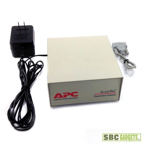 APC AP9600 Smart Slot Expansion Chassis UPS Management Adapter w/Power Supply