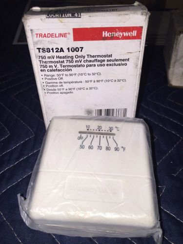 Honeywell Premier White 1 Heat Stage Thermostat - TS812A1007