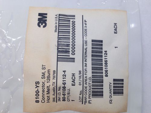 3M Hot Melt ST Connector SM 8100-YS Yellow Short 80-6111-2762-4 US MADE!!!*
