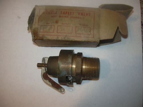 Kunkle Safety Relief Valve IN ORG. BOX