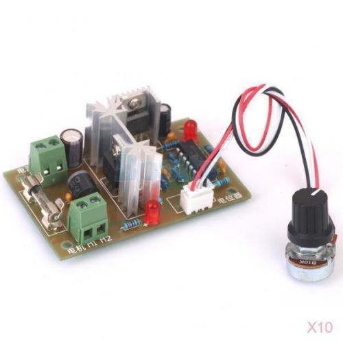 10x dc12v-30v pulse width modulator pwm motor speed regulator controller switch for sale