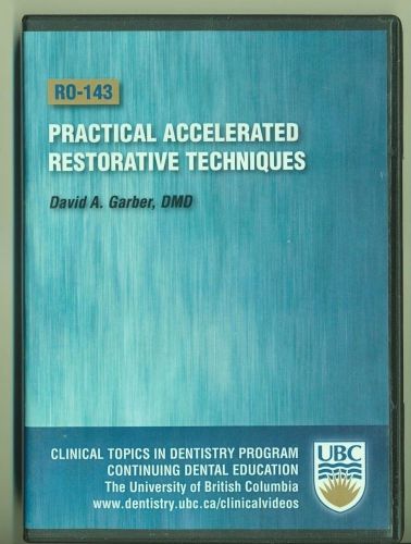 Practical Accelerated Restorative Techniques - DVD - Dental