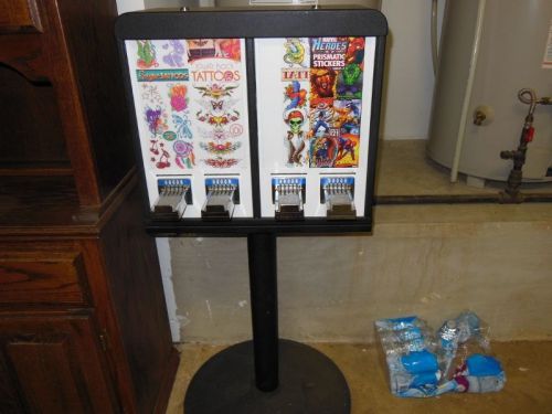 AA Advance 4 column sticker tattoo vending machines Lot of 2