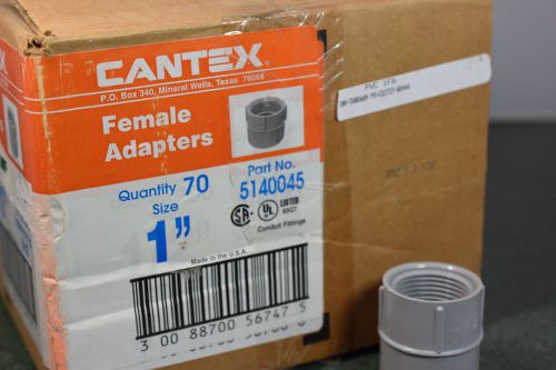 CANTEX 1” PVC FEMALE ADAPTORS 5140045 LOT OF 50