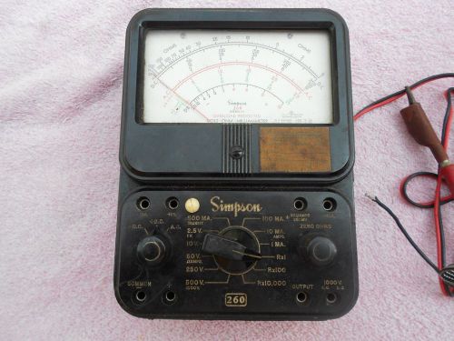 Electrical test equipment Simpson 260