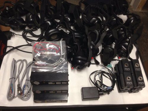 Huge lot of firecom communication system equipment 3020r, 3025, uh-20, uh-10 for sale