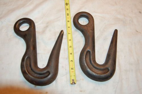 Pair of crosby 2 ton hooks for sale