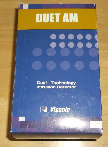 Visonic Duet AM C/O  Dual-technology Intrusion Detector  10.525 GHZ  NIB