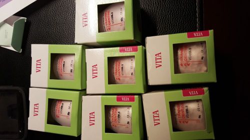 Brand New Bottles Vita VM9 Transpa Dentin AND 1 Base Dentin Porc. 9-50g bottles
