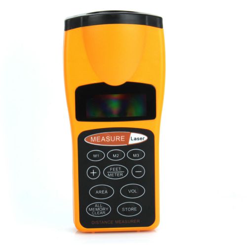 Hot ultrasonic distance meter/distance measure with laser pointer tape measure for sale