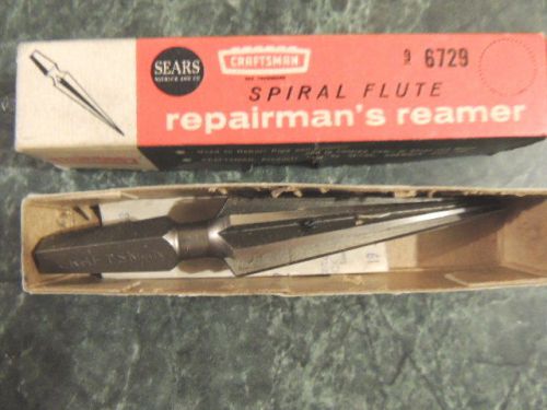 New -- craftsman 9-6729 repairman&#039;s reamer spiral flute in the original box for sale