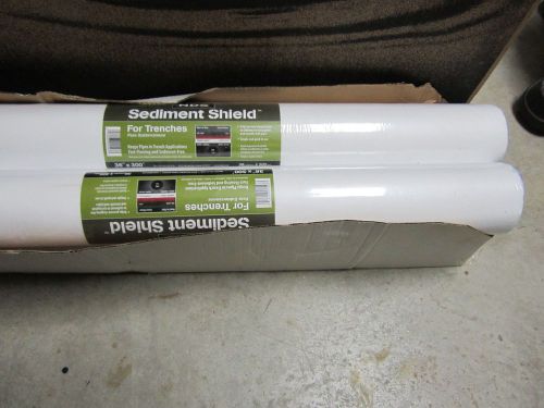 Lot of 4 NDS Sediment Shield Drain Fabric for Trenches 36&#034; X 300&#039;, New