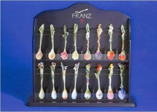 Franz Porcelain Spoon Wooden Display Stand from Franz Porcelain Collection NEW!!