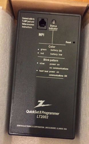 Zenith Quickset II 2 Programmer LT2002 Clone for LG MPI TV FTG LodgeNet Pro:Idio