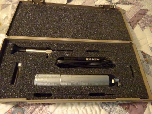 Flexible Micro-fiberscope Kit  1.67mm X 20&#034;  never used  lots of accessories