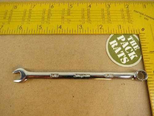 Snap On OEX10B, 5/16&#034; 12 Pt Chrome Finish Standard Length Combination Wrench USA
