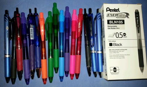 Pentel Energel and Hyper G lot, assorted