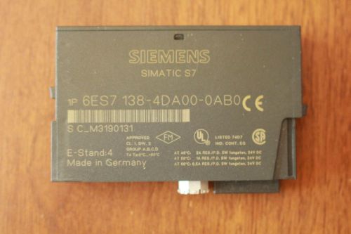 Siemens 6ES7-138-4DA04+0AB0 Counter Module