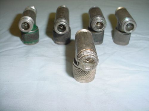 1 Lot of five (5) RF Type N (Male Connector) to Type N (2 Female Connector)
