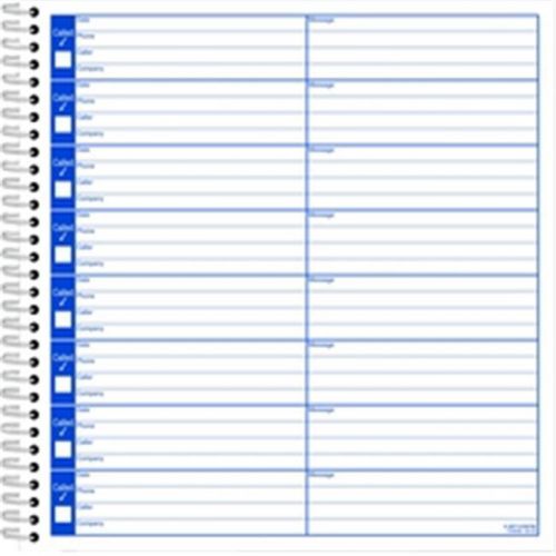 NEW ADAMS TOPS S8796 VOICE MAIL LOG BOOK 960 MESSAGES 8.5&#034;x8.25&#034; FREE SHIP