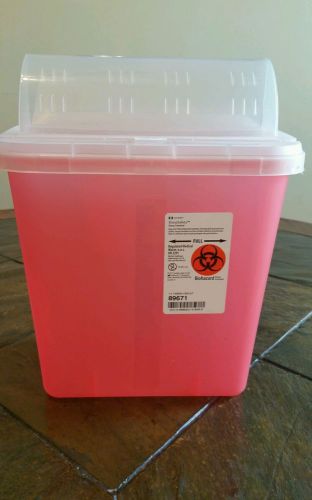 Biohazard Sharps Container  /w/ clear lids