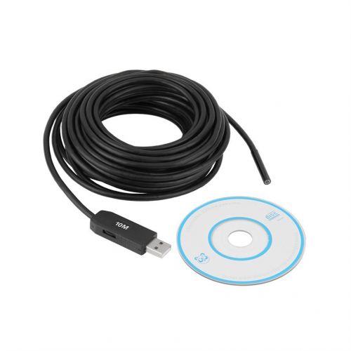 6 pcs LED Waterproof 5.5mm 10M USB HD Endoscope Borescope Inspection Camera #*