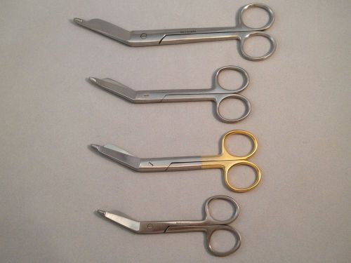 Lister Bandage Scissors Set,  four (4) instruments - FREE PENLIGHT !!!!