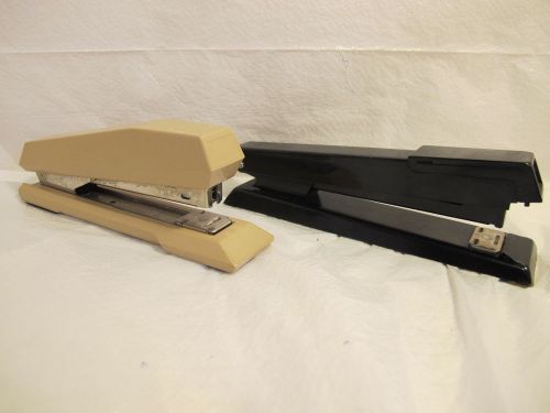 TWO VINTAGE STAPLERS - FABER CASTEL FROM SWEEDED AND BATES 550 - NICE