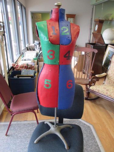 RARE VINTAGE POP ART FEMALE MANNEQUIN DRESS FORM SIGNED GEORGE ELLIOTT