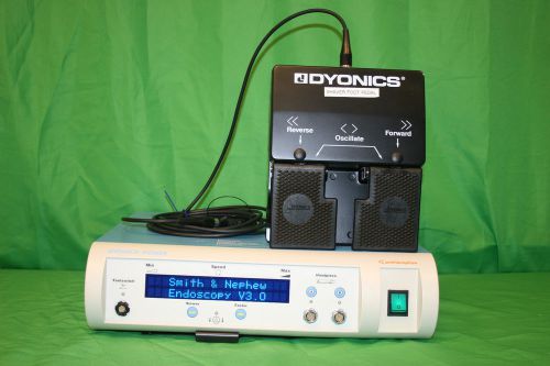 Smith &amp; Nephew Dyonics Power Shaver Console w/ Footpedal  - Tested - Mfg in 2012