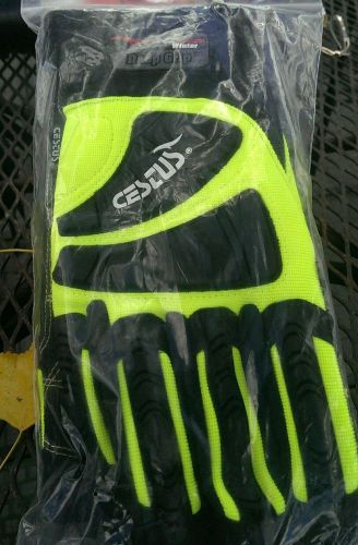 Cestus Winter Deep Grip Insulated Impact Cut Resistant Work Gloves XL