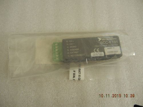 National Instruments SCC-FT01 Feed-Through/Breadboard Module, NEW