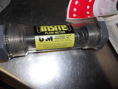 Ufm insite flow meter px-10-4-v-i-b  water, air, oil, 10 gpm max. for sale