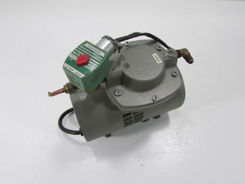 `` thomas 917ca18c vacuum pump w/ asco 8262g2j solenoid valve *warranty* for sale