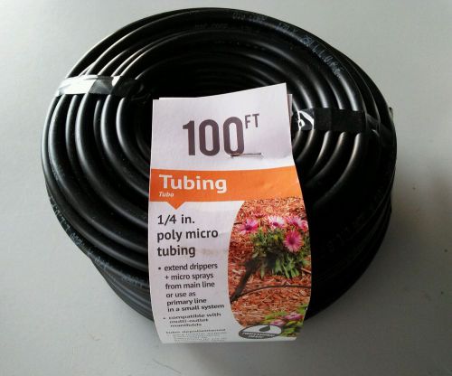 1/4-Inch by 100-Feet Poly Micro Drip Tubing