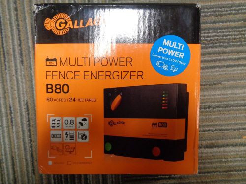 Gallagher multi power b80 battery powered energizer fence - 3a2285 for sale
