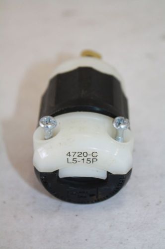 Leviton 4720-c locking plug  new for sale
