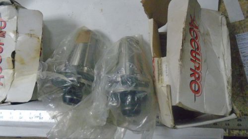 MACHINIST LATHE MILL Machinist Lot of New UNUSED Accupro Cat 40 End Mill Holders