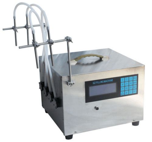 Newest The 4 filling heads Microcomputer control liquid filling machine