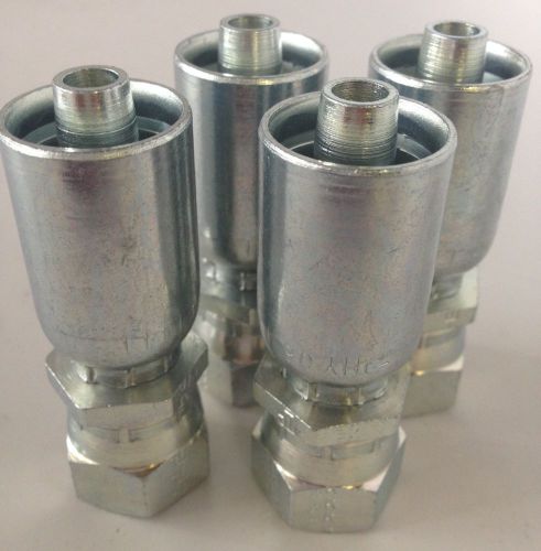 Parker 106hy-8-6 1/2&#034; jic x 3/8&#034; adapter set of 4 *free shipping* for sale