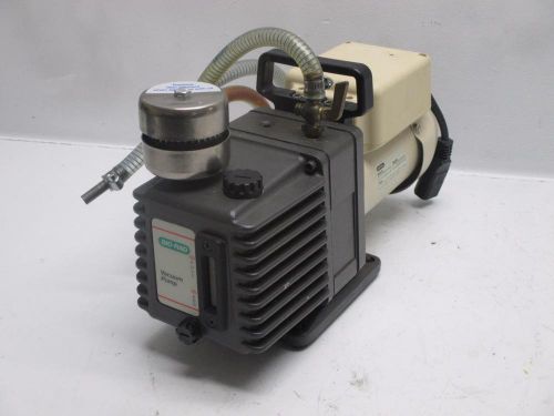 Bio-rad laboratory vacuum pump model 1651754 w/ emerson ac motor 1/4 hp for sale