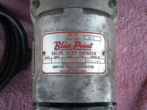 Blue Point Snap-On Valve Seat Grinder Tool VG-16-A