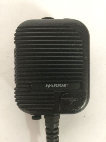 GENUINE HARRIS MC-023933-001 RADIO SPEAKER MICROPHONE TESTED WARRANTY
