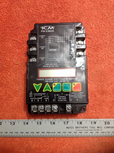 ICM 450 Three Phase Voltage Monitor 190-630 Vac 50-60 Hz