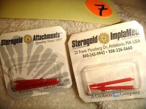 IMPLANTS - LOT #7 STERNGOLD ATTACHMENTS 821075 &amp; IMPLAMED 821005 BOTH SEALED