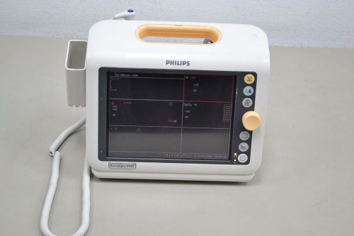Philips SureSigns VM4 Mobile Patient Monitor ECG SpO2 Temp IBP (11704)
