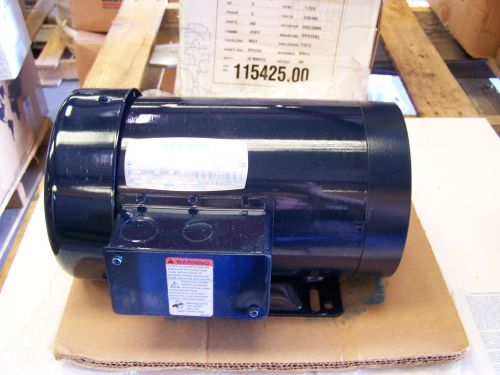 Leeson electric 5 hp hydraulic pump drive motor c6t17fz63a 1725 rpm 230/460 new for sale