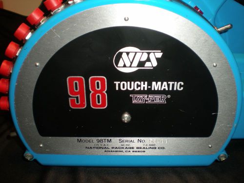 THE BEST NPS 98 TOUCH-MATIC TAY-PER MODEL 98TM ELECTRIC  GUMMED TAPE DISPENSER