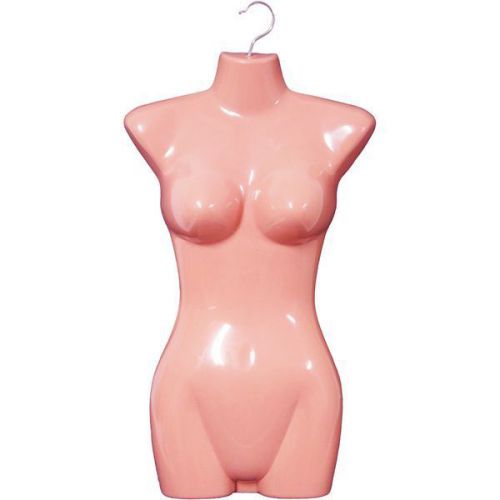Mn-011 3 pcs fleshtone pink female hanging torso form mannequin with metal hook for sale